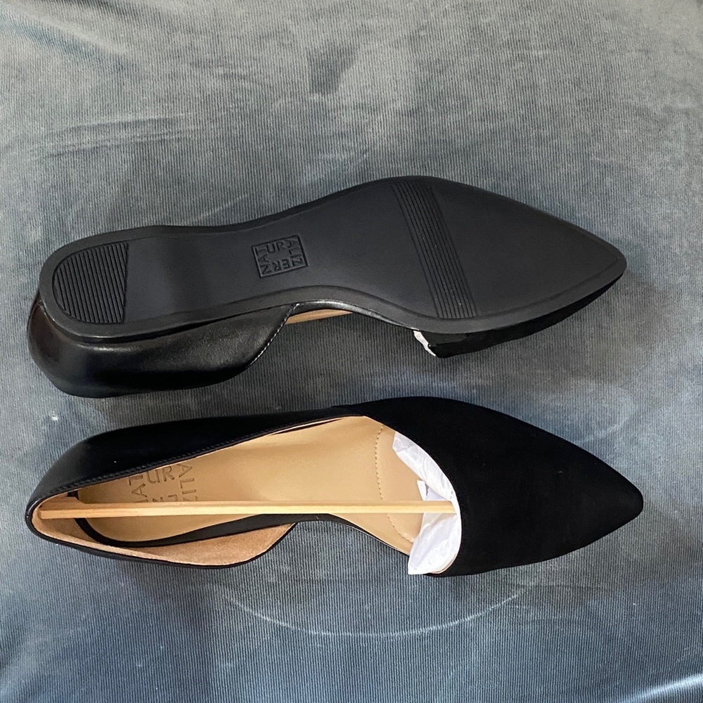 Naturalizer Elegant Black Flats Samantha NIB size 12 - Picture 5 of 5